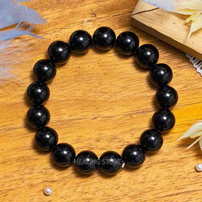 Black Onyx Stone Bracelet โ Healing Stone