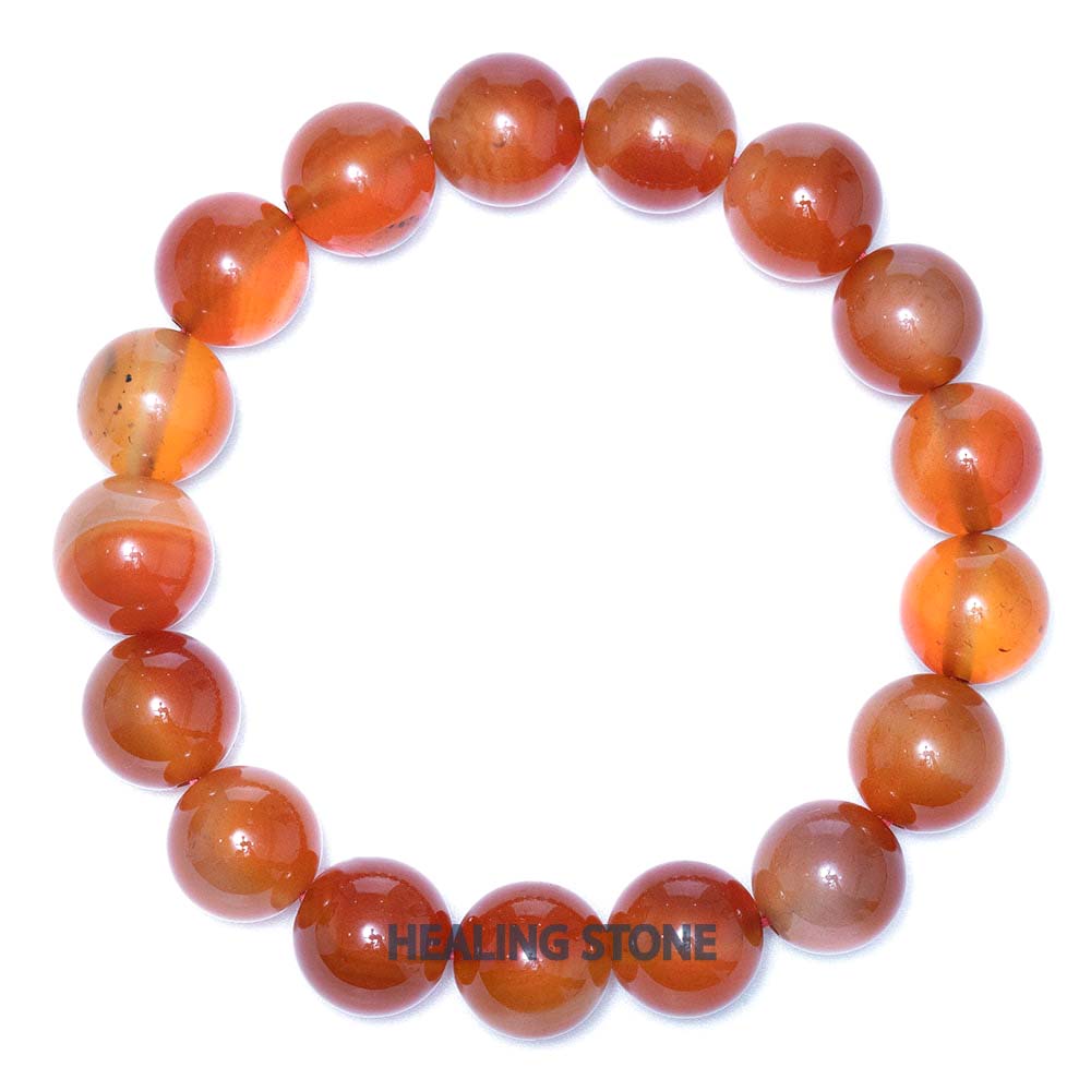 Red Agate - Carnelian Light Stone Bracelet