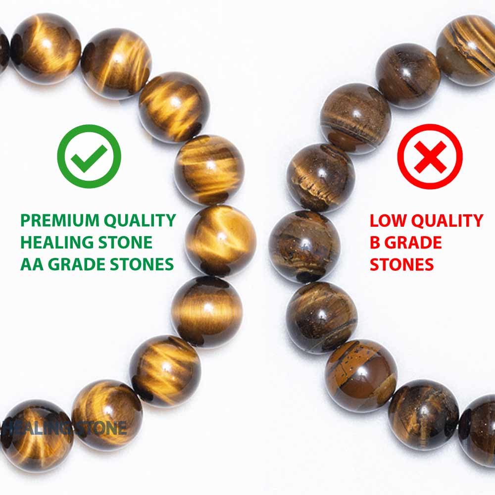 Golden Brown Tiger's Eye Stone Bracelet