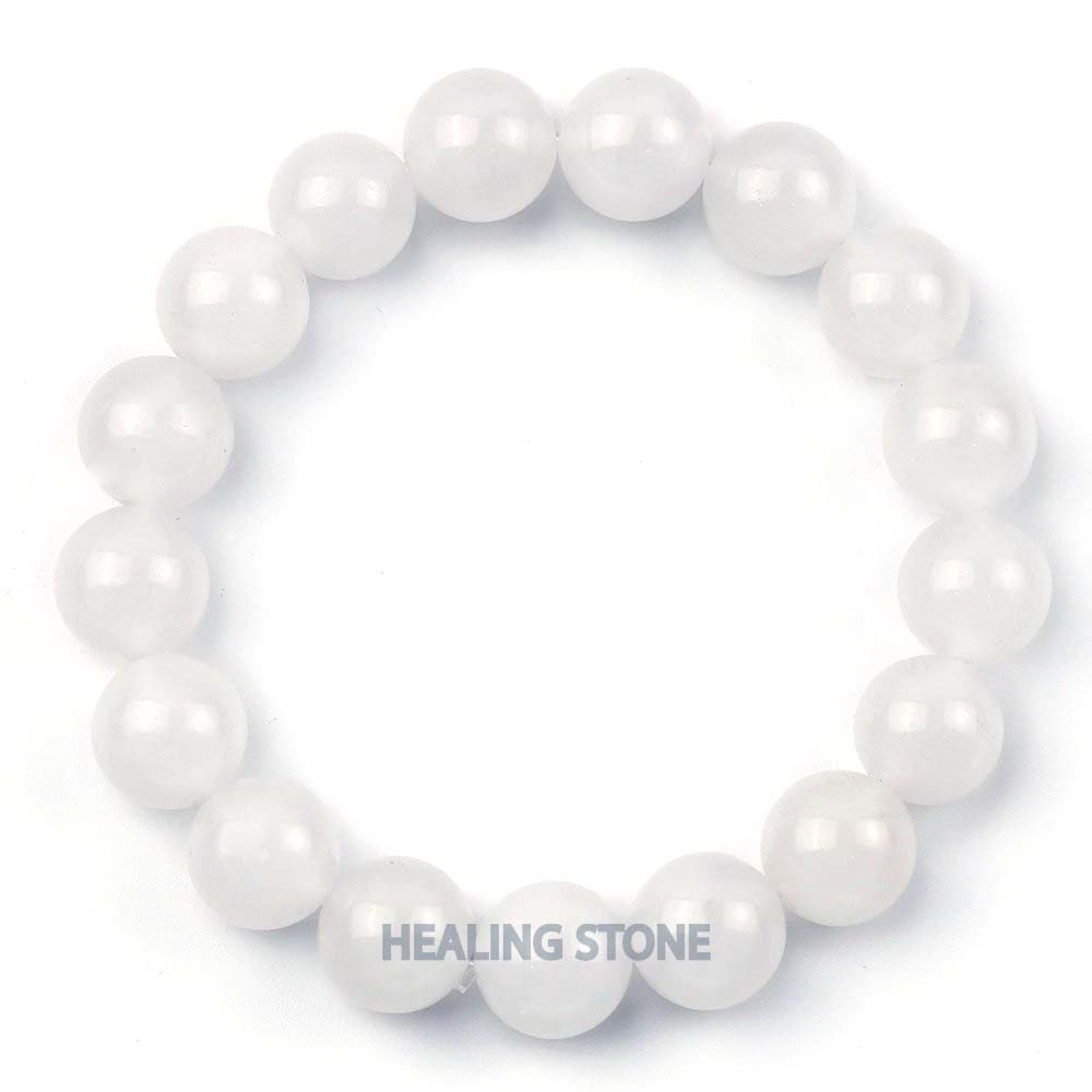 White Jade Stone Bracelet