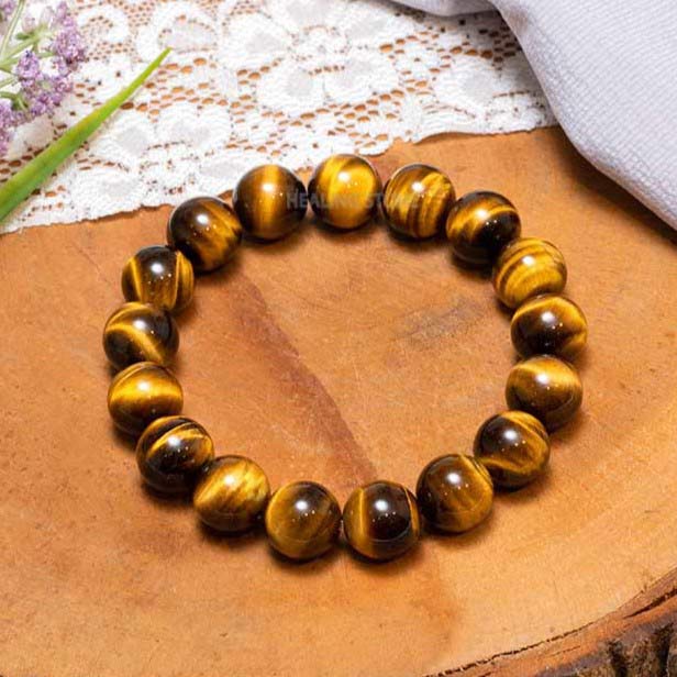 Golden Brown Tiger's Eye Stone Bracelet