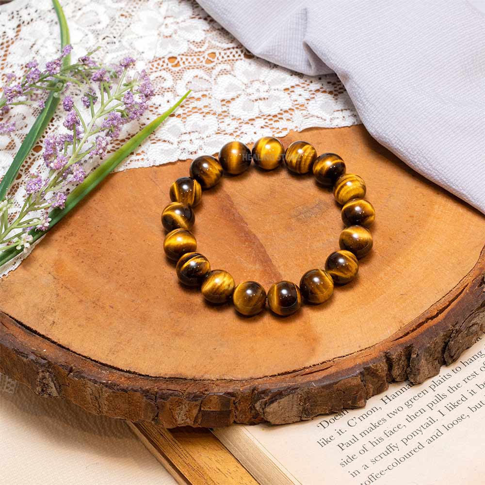 Golden Brown Tiger's Eye Stone Bracelet