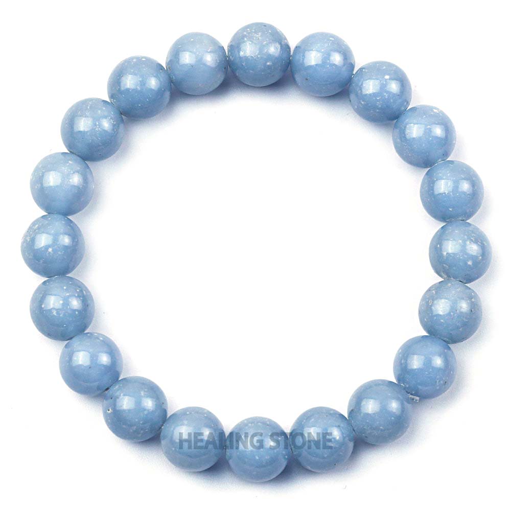 Blue Angelite Stone Bracelet