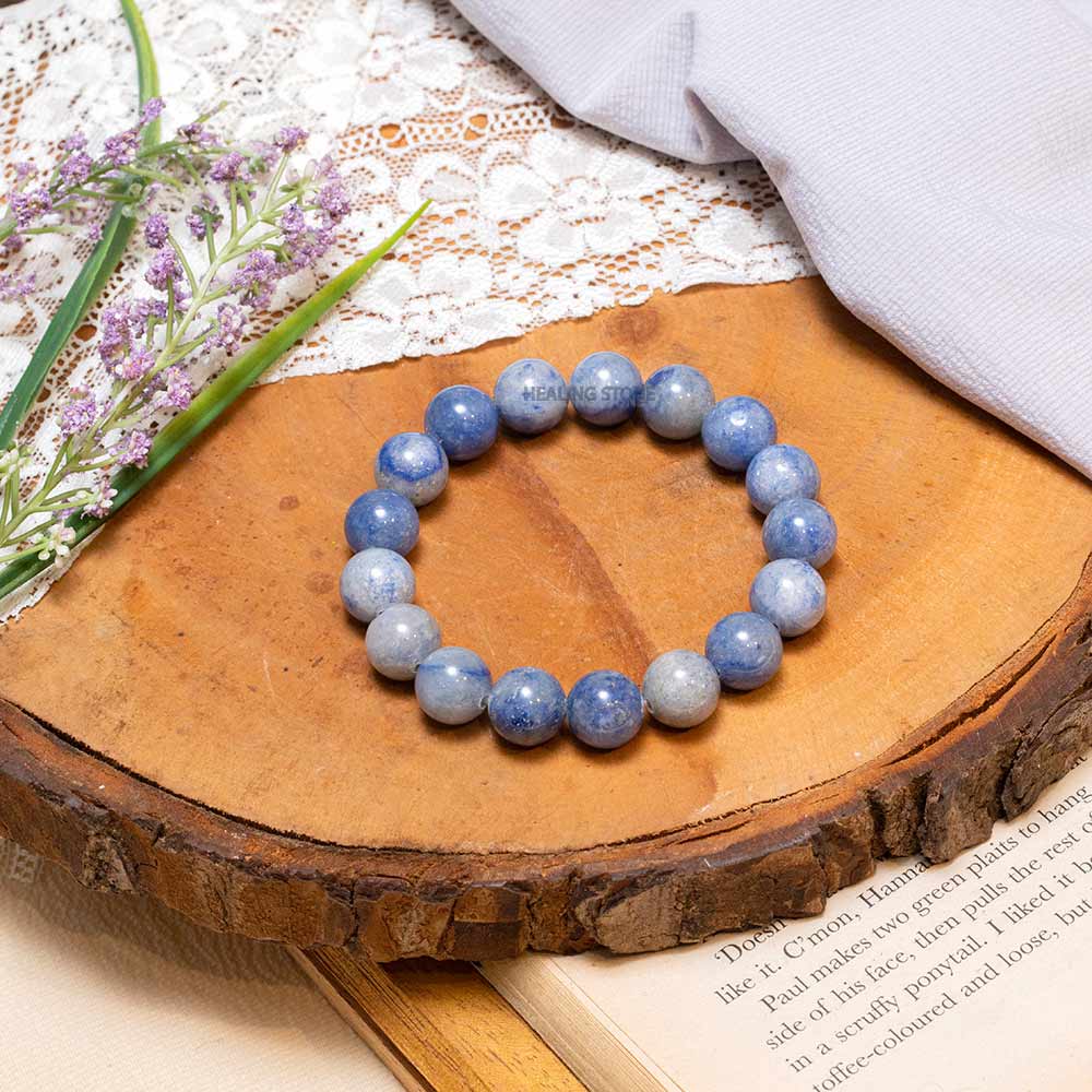 Blue Aventurine Double Row Bracelet | Oceanic Linkways in NJ