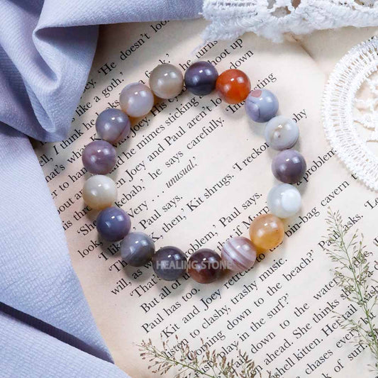 Botswana Agate Stone Bracelet