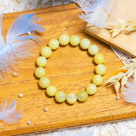Lemon Jade Stone Bracelet