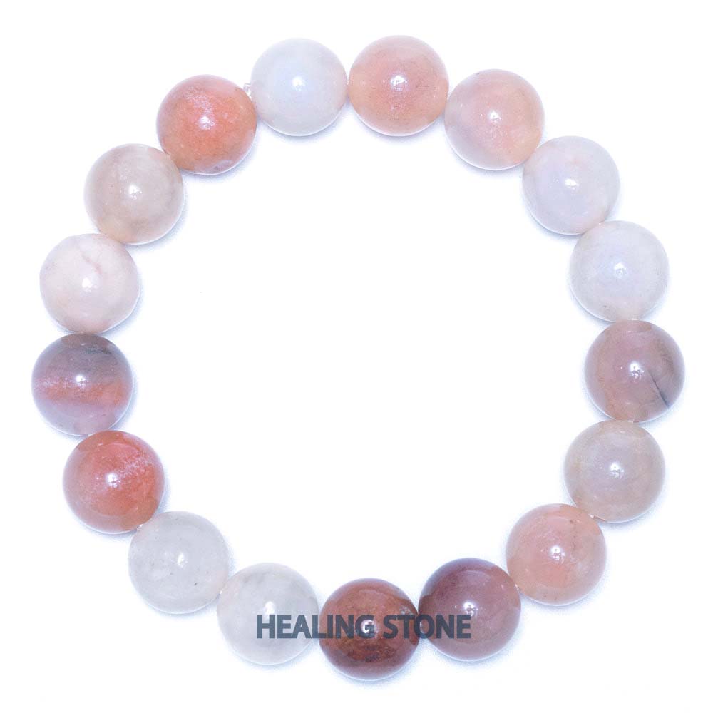 Peach Aventurine Stone Bracelet