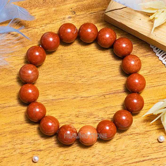 රතු ජැස්පර් පාෂාණ පළඳනාව