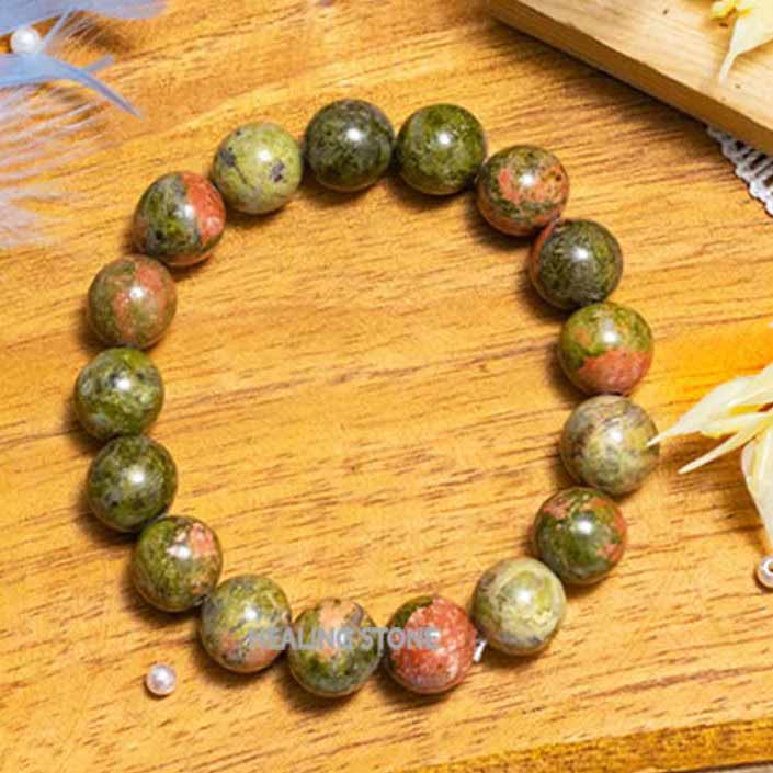 Unakite Stone Bracelet