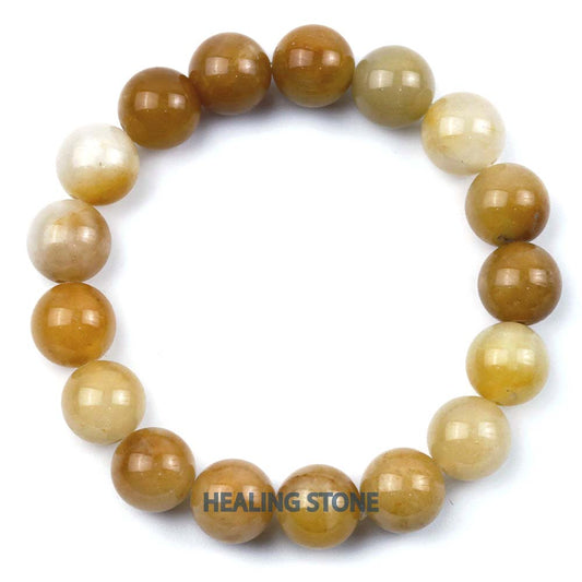 කහ ජේඩ්  පාෂාණ පළඳනාව