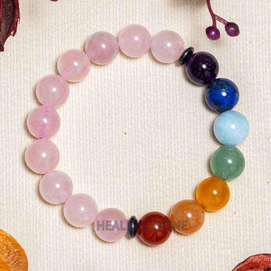 සප්ත චක්ර සහ රෝස පලිඟු පාෂාණ පළඳනාව